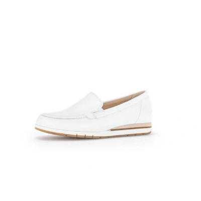 Abbildung von Gabor Slipper, Damen, Größe: 38.5, Weiss Leder