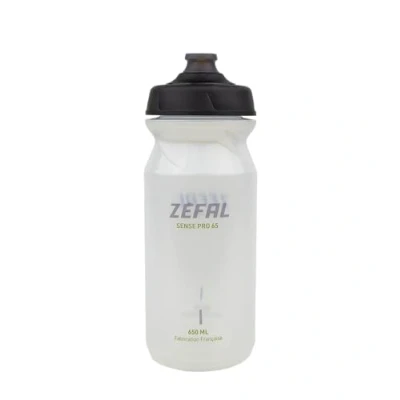 Abbildung von ZEFAL Sense Pro 65 Trinkflasche Fahrrad Durchsichtig Transparent 650 ML Premium und Auslaufsicher Flasche BPA Frei Sportflasche 79g Zubehör
