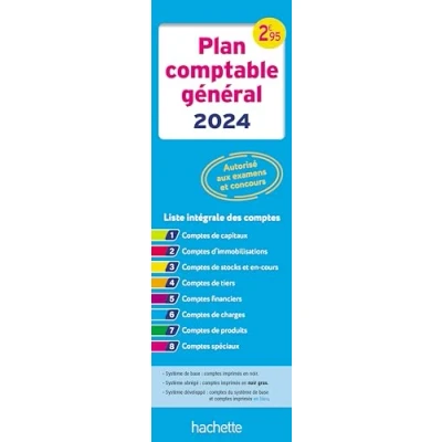 Abbildung von Plan comptable général PCG 2024/2025 (autorisé aux examens et concours)