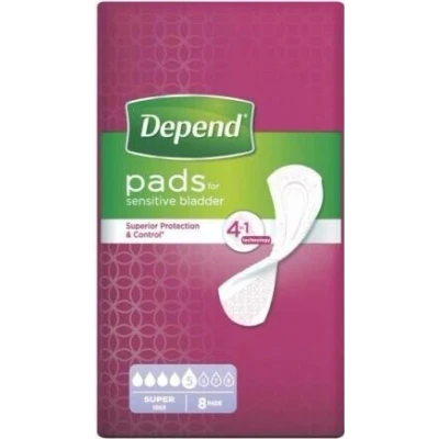 Abbildung von Depend Bandage Super Inkontinenzverband 8 Stück Hochsaugfähig