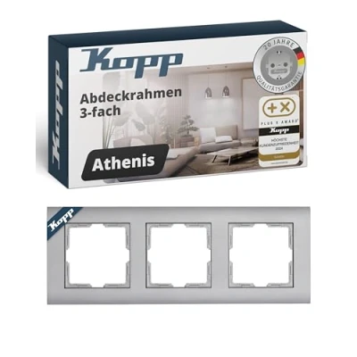 Abbildung von Kopp 402747062 Athenis Abdeckrahmen, 3 fach