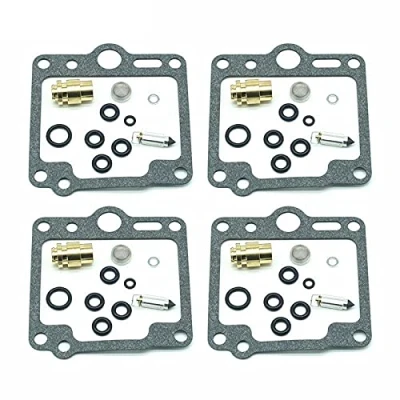 Abbildung von Für Yamaha XJR1200 1994 1998 XJR 1200 Vergaser Wiederaufbau Reparatur Kit Kammerdichtung Dichtungsfloatventil 4 Sätze