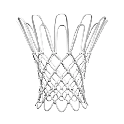 Abbildung von Spalding, Erwachsene, Unisex, Kinder, Herren, Damen Heavy Duty Basketball Net, White Robustes Basketballnetz, Weiß, opulenter Garten, Official Size
