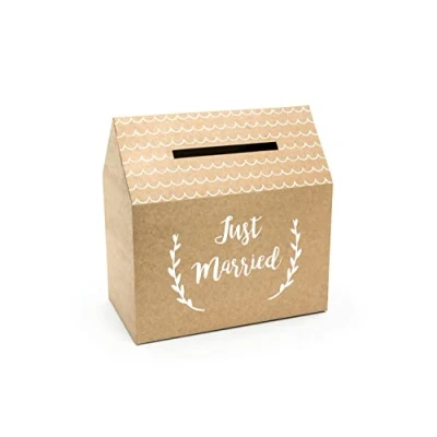 Abbildung von Just Married Briefumschläge Box 30x30x16,5 cm