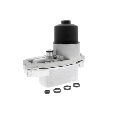 Abbildung von VEMO V48 60 0017 Ölkühler mit Dichtungen Original Qualität LAND ROVER: Range Rover Sport, CITROËN: C6 Limousine, C5 III Kombi