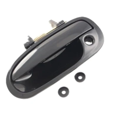Abbildung von PRASCO HD0348002 Türgriff außen, vorne links mit Schlüsselloch schwarz glatt HONDA: CIVIC 6 Hatchback, Fastback, Aerodeck