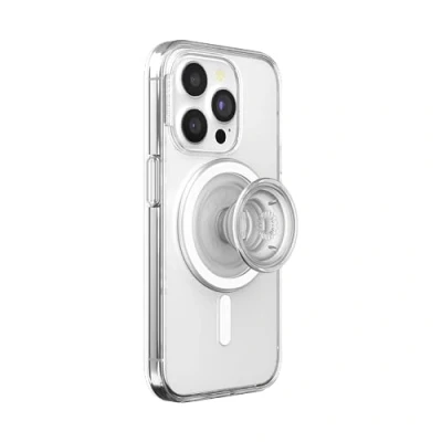 Abbildung von PopSockets Hüllen für MagSafe Transparent iPhone 15 Pro