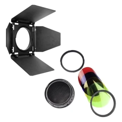 Abbildung von Godox BD08 Honey Comb Barndoor Color Set AD400pro