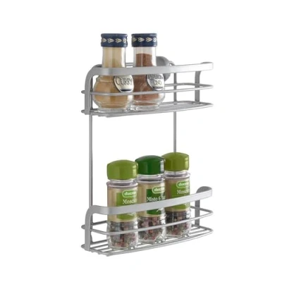 Abbildung von Metaltex 350416039 Gewürzregal 2 Etagen 20 x 8 25 cm Polytherm Eureka