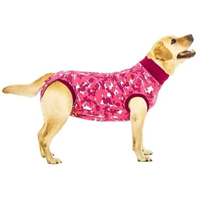 Abbildung von Suitical Recovery Suit Hund, M+, Rosa Camouflage