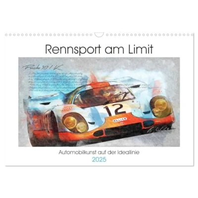 Abbildung von Rennsport am Limit (Wandkalender 2025 DIN A3 quer), CALVENDO Monatskalender