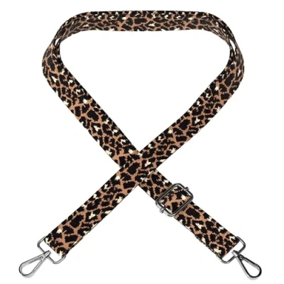 Abbildung von EAZY CASE Schulterriemen Ersatz Taschenriemen Boho Style Ersatzband für Taschen Schulterband DIY Handtaschenband Leo Braun
