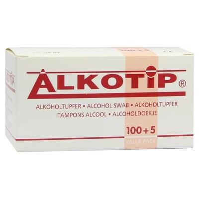 Abbildung von Alkoholtupfer Alkotip 100 St