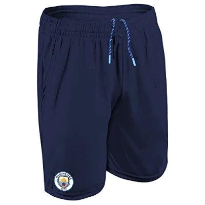 Abbildung von Icon Sports Herren Manchester City F.C. Fußball Shorts für Erwachsene, Navy, Medium