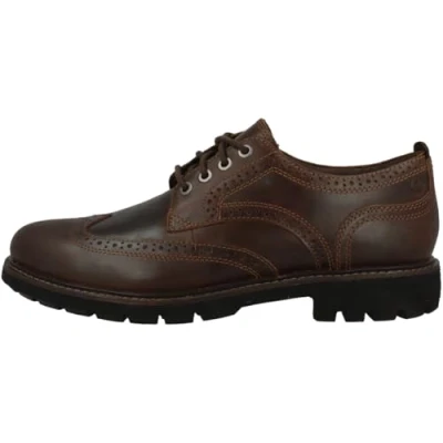 Abbildung von Clarks Batcombe FAR BusinessSchnürer, Herren, Größe: 41, Dark tan lea Schuhe