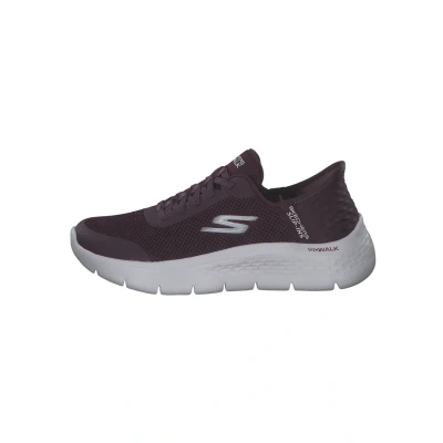 Abbildung von Skechers Damen Go Walk Flex Hands Free Slip ins Grand Entry Sneaker, Burgunder, 36.5 EU