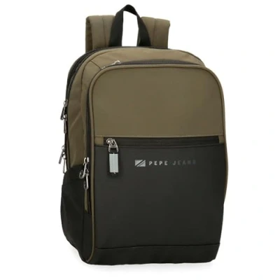 Abbildung von Pepe Jeans Jarvis Kulturbeutel Zwei Fächer Anpassbar Grün 26x16x12 cm Polyester mit Details aus Kunstleder