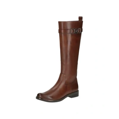 Abbildung von Caprice Cowboy/Bikerboot, Damen, Größe: 38.5, Cognac nappa Schuhe