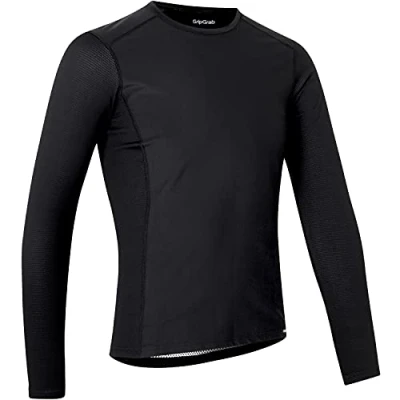Abbildung von GripGrab WindBreaking Windabweisendes Langärmliges Fahrrad Funktionsunterhemd Thermo Radsport Windschutz Funktionsshirt