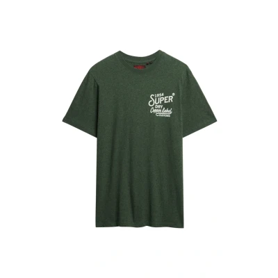 Abbildung von Superdry Copper Label Tshirt print, Herren, Größe: Small, Khaki jaspe