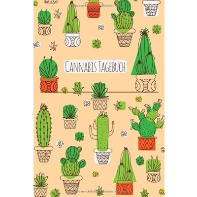 Abbildung von Cannabis Tagebuch: Marijuana Journal für Home Grower Logbook Ganja Hanf Weed Anbau Modern Kaktus Cactus