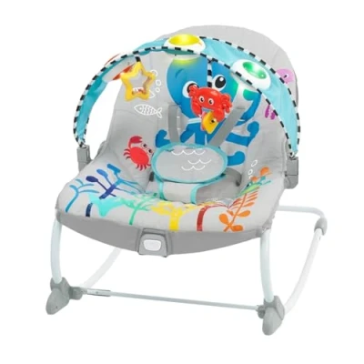 Abbildung von Baby Einstein Ocean Explorers Kick to It Opus Musikwippe fr Kleinkinder, Alter 0 30 Monate