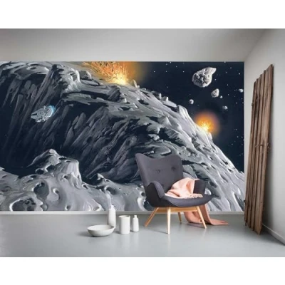 Abbildung von Komar Vliestapete &quot;Star Wars Classic RMQ Asteroid&quot;, 500x250 cm (Breite x Höhe)