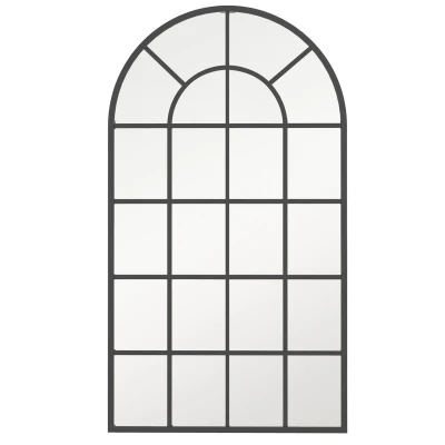 Abbildung von HOMCOM Wandspiegel Badspiegel, Bogenfenster Spiegel (Fensteroptik, 1 St., Dekospiegel), Mit mehrschichtigem Design