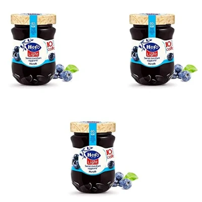 Abbildung von Hero Light Mirtilli Konfitüre Leichte Brotaufstriche Blaubeeren Italien 280 g