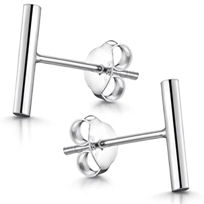 Abbildung von Materia Paar Ohrstecker Damen Silber Stabohrstecker filigran SO 352 Silber, 925 Sterling