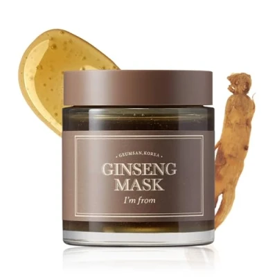 Abbildung von I&#039;m from Ginseng Maske, Entgiftung, Elastizität, beugt feinen Linien vor, 3,97% Extrakt, 120 g, 4,23 oz