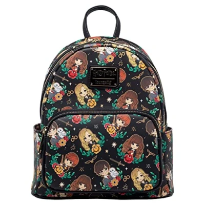 Abbildung von Loungefly Harry Potter Glow In The Dark Kawaii Mini Rucksack, Mehrfarbig, Einheitsgröße, Hpbk0200