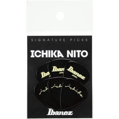Abbildung von Ibanez Ichika Nito Signature Plektren 0,8mm Black Set
