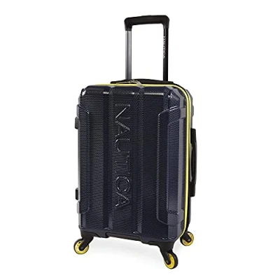 Abbildung von Nautica Maker Hardside Trolley, Navy/Gelb, Carry On 21 Inch, Trolley