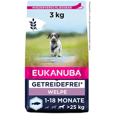 Abbildung von Eukanuba Pup &amp; Junior Large Breed Grain Free Seefisch Welpenfutter ...