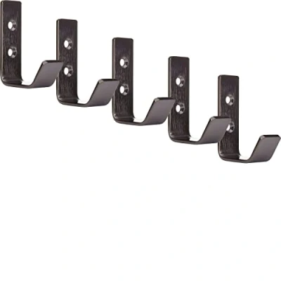 Abbildung von SO TECH® Kleiderhaken Loxten 60 x 20 45 mm oder 142 Edelstahl, (5 St), verschiedene Farben Garderobenhaken Wandhaken bunt