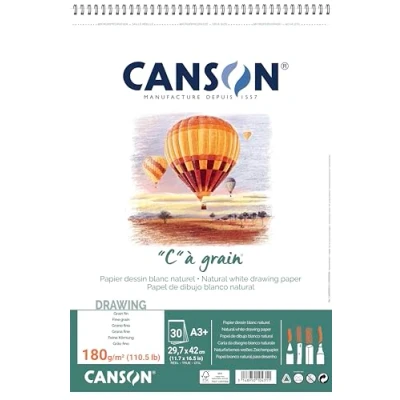 Abbildung von Canson Sp Càgrain A3 180 g White Skizzenbuch