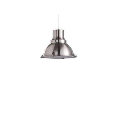Abbildung von Lindby Pendellampe Letty, Ø 39 cm, nickelfarben, Metall, E27