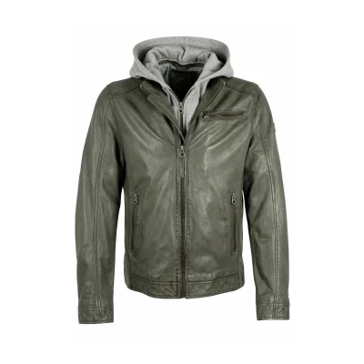 Abbildung von Gipsy Baxder Lederjacke, Herren, Größe: Large, Dusty green