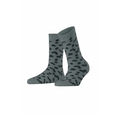Abbildung von ESPRIT Damen Cozy Memphis W SO feines weiches Material gemustert 1 Paar Socken, Grau (Light Grey Melange 3390), 39 42