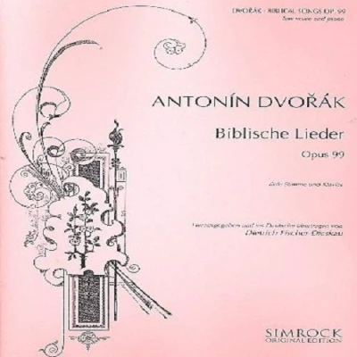 Abbildung von Biblische Lieder: op. 99. tiefe Singstimme und Klavier.: low voice and piano. grave. (Simrock Original Edition)