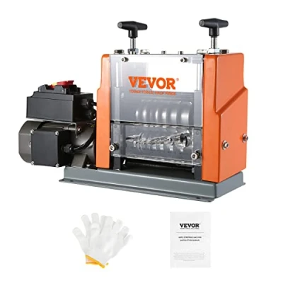 Abbildung von VEVOR Kabelabisoliermaschine Elektrisch φ1,5 25mm Kabelschälmaschine 60W Abisoliermaschine 7 Abisolierkanäle Abisolierzange 65 Mn Federstahl Klinge Ideal zum Abisolieren von Kupferdraht