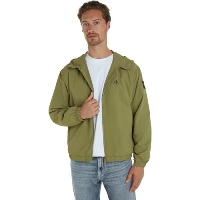 Abbildung von Calvin Klein Jeans Windbreaker, Herren, Größe: Large, Dark juniper