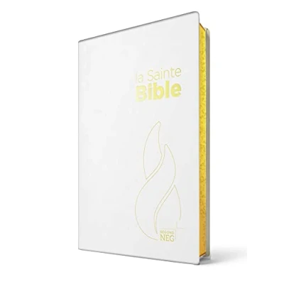 Abbildung von Bible Segond NEG compacte: couverture souple toilée blanche, tranches or