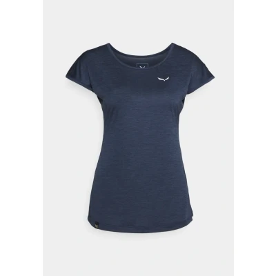 Abbildung von Salewa PUEZ melange DRY TEE Sport Tshirt, Damen, Größe: 42, Navy blazer