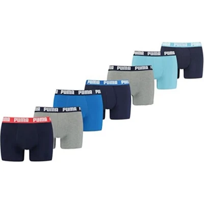 Abbildung von Puma 7 PACK Panties Blue combo, Herren, Größe: Large, combo