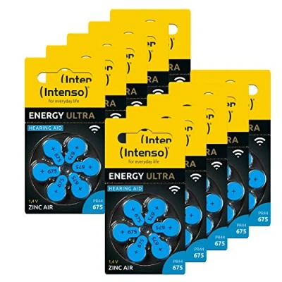 Abbildung von INTENSO Hörgeräte Batterien Set Energy Ultra A Knopfzelle