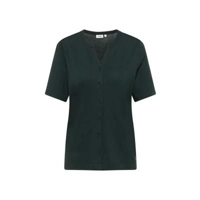 Abbildung von CECIL Damen 3226040 T Shirt im Tunika Look, Ink Green, Medium