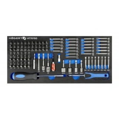 Abbildung von Hogert Technik HT7G150 Set, Schraubendreher Einsatz (Bits) 107