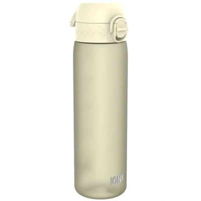 Abbildung von Ion8 Trinkflasche, 500 ml, Auslaufsicher, Einhandöffnung, Sichere Verriegelung, Spülmaschinenfest, BPA frei, Tragegriff, Klappdeckel, Leicht zu Reinigen, Klimaneutral, Cremeweiß